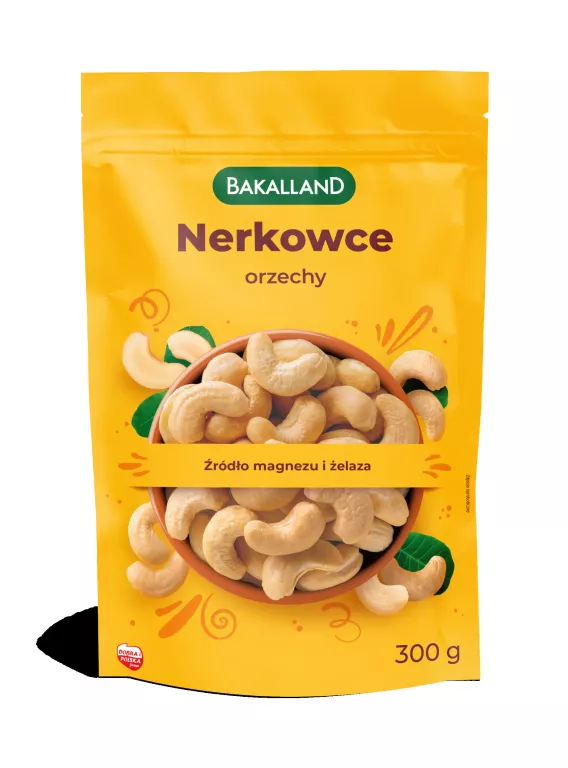 ORZECHY NERKOWCA CAŁE NERKOWCE BAKALLAND 300G DUŻE ORZECHY