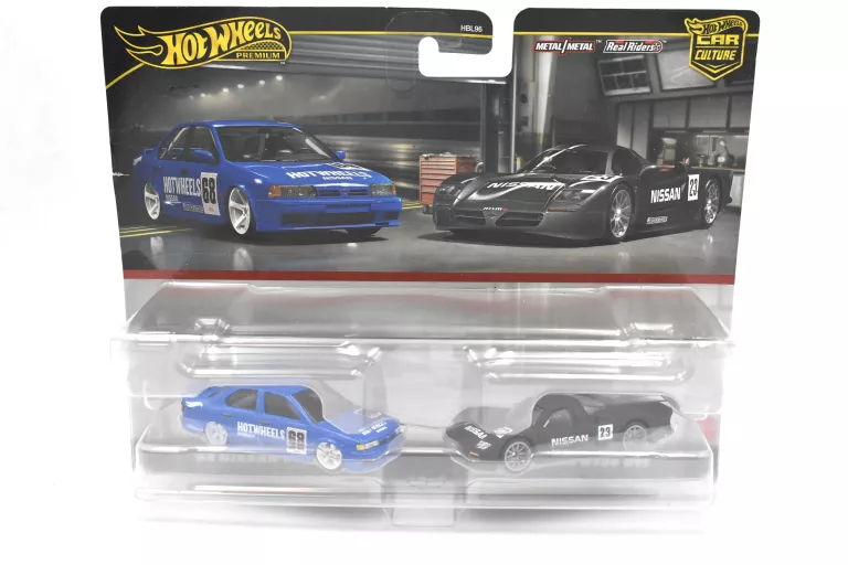 HOT WHEELS PREMIUM CULTURE CAR 2-PACK '94 NISSAN PRIMERA/ NISSAN R390 GT1