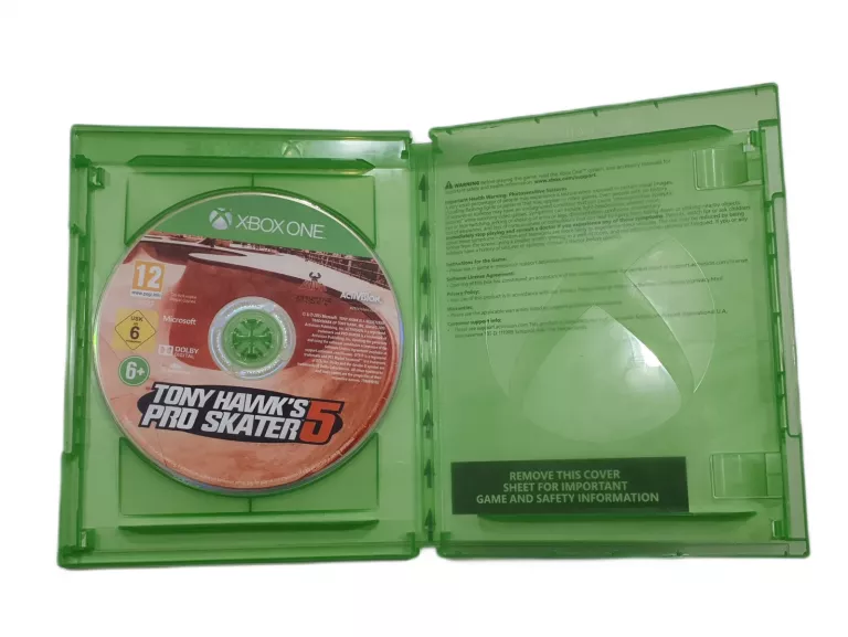 XBOX ONE TONY HAWK'S PRO SKATER 5