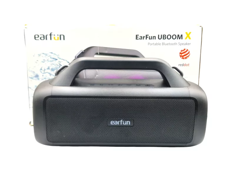 GŁOŚNIK BLUETOOTH PRZENOŚNY EARFUN UBOOM X 80W KOMPLET