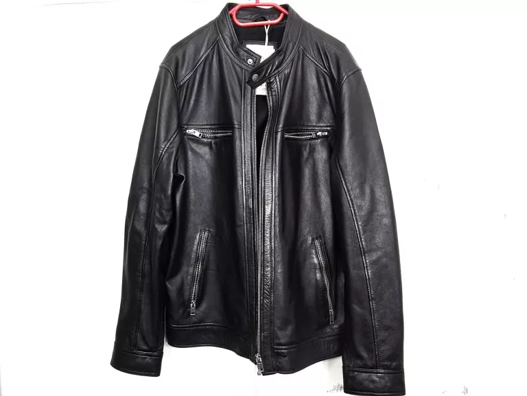 RESERVED SKÓRZANA KURTKA BIKER ROZMIAR L 034FW-99X