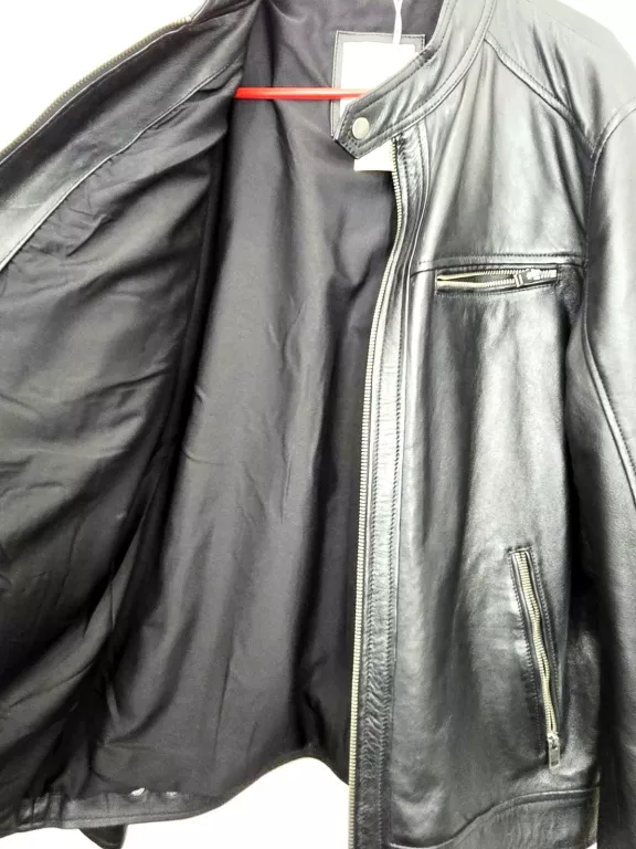 RESERVED SKÓRZANA KURTKA BIKER ROZMIAR L 034FW-99X