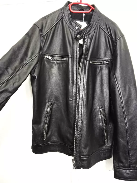 RESERVED SKÓRZANA KURTKA BIKER ROZMIAR L 034FW-99X