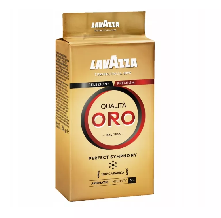 KAWA MIELONA LAVAZZA QUALITA ORO 250G KAWA PALONA100% ZIARNA ARABICA