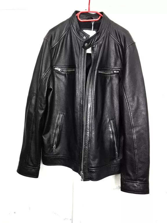 RESERVED SKÓRZANA KURTKA BIKER ROZMIAR L 034FW-99X