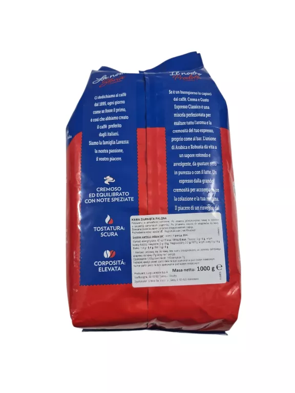 KAWA LAVAZZA CREMA E GUSTO 1000G 05/2027
