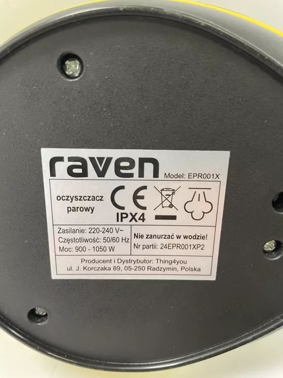 OCZYSZCZACZ PAROWY REVEN EPR001X