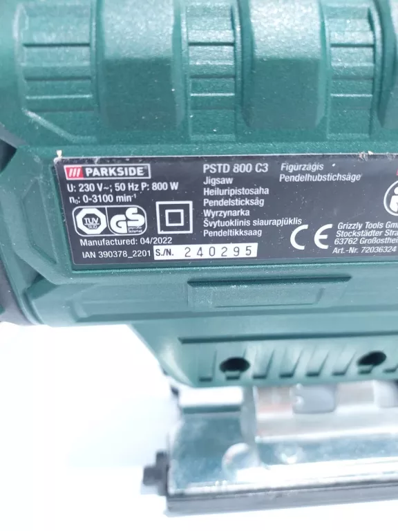PARKSIDE PSTD 800 C3 SUPER STAN