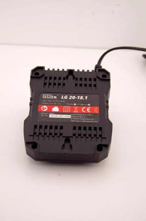 ŁADOWARKA DO ELEKTRONARZĘDZI  GÜDE  LG 20-18.1