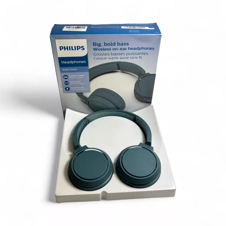 SŁUCHAWKI BEZPRZEWODOWE NAUSZNE PHILIPS TAH4205BL 69E112