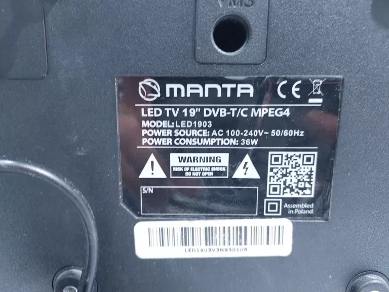 MANTA LED1903 19'' BEZ PILOTA