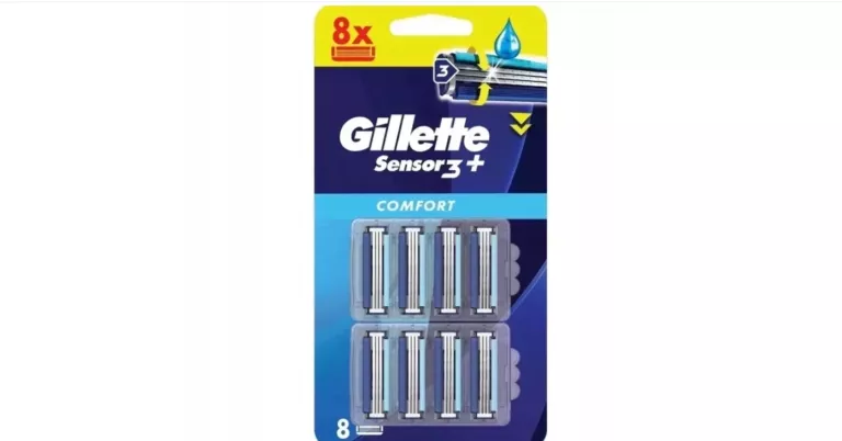 GILLETTE SENSOR 3 PLUS COMFORT WKŁADY 8SZT