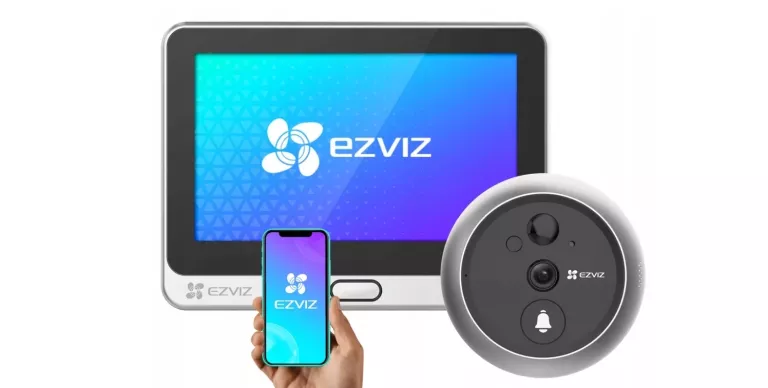 WIZJER EZVIZ DP2C ELEKTRONICZNY Z KAMERĄ I DZWONKIEM WIFI