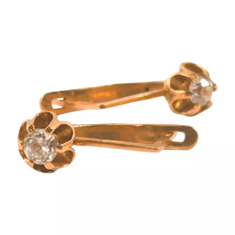 PIĘKNE ZŁOTE KOLCZYKI 14K P.585 3,47 G