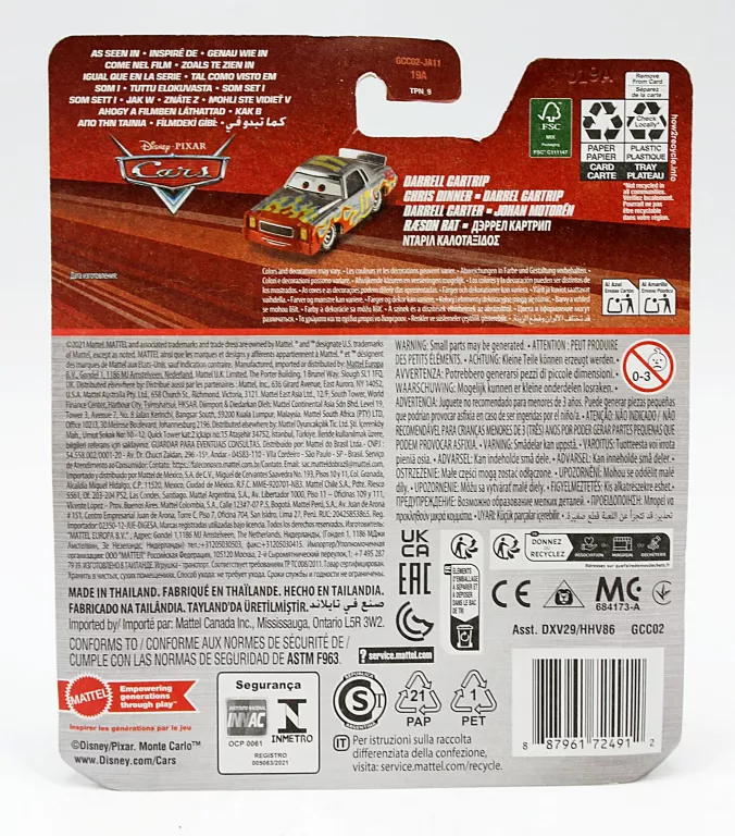 AUTKO CARS DISNEY PIXAR DARELL CARTRIP (HHV86)