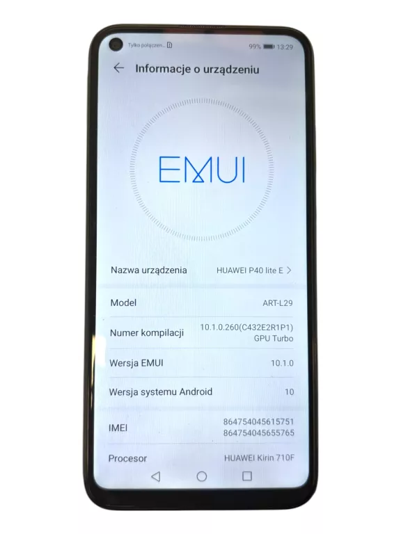 TELEFON HUAWEI P40 LITE E 4/64GB