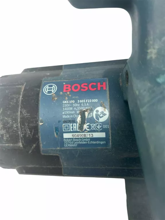 PILARKA TARCZOWA BOSCH GKS 190 1400W 190MM