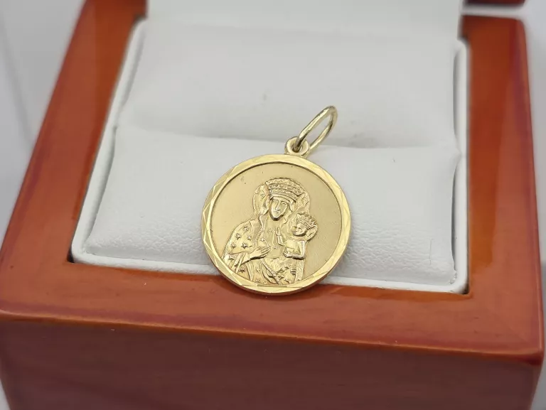 ZŁOTA ZAWIESZKA MEDALIK - 585 14K 2,17G