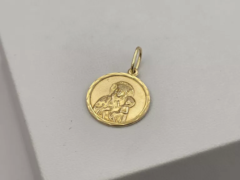 ZŁOTA ZAWIESZKA MEDALIK - 585 14K 2,17G