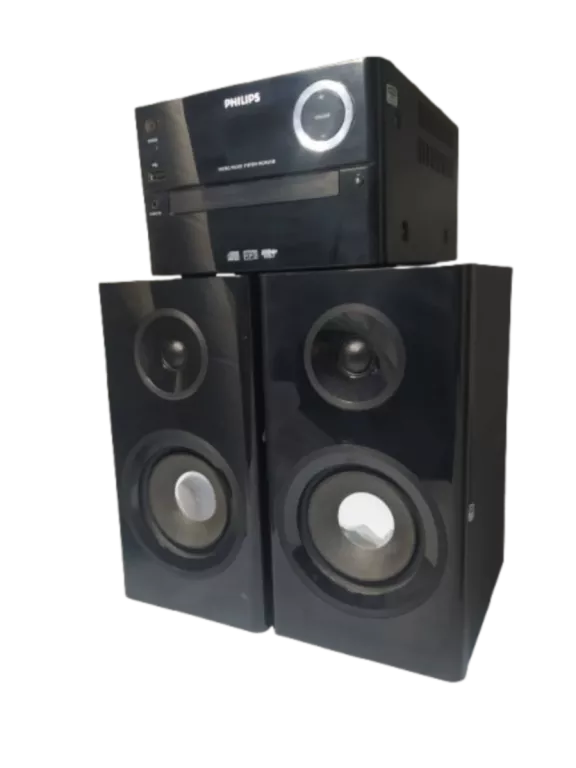 WIEŻA PHILIPS MCM2150/12 + GŁOŚNIKI + PILOT