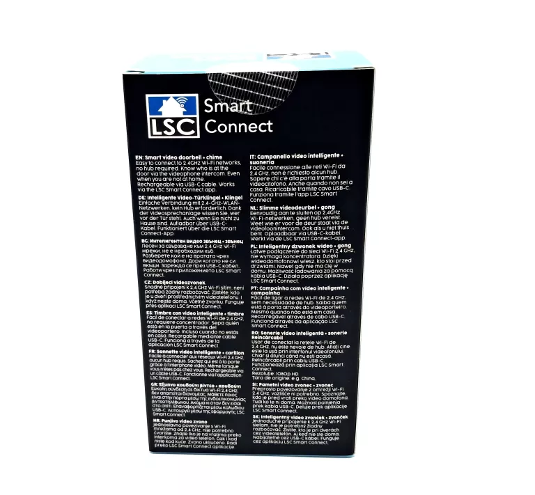 WIDEOWIZJER DOMOFON LSC SMART CONNECT VIDEO DOORBELL 1080P