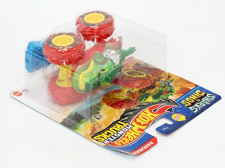 RESORAK AUTO HOT WHEELS MONSTER TRUCKS RAGEASAUR SHARKS VS DINOS (JDP90)