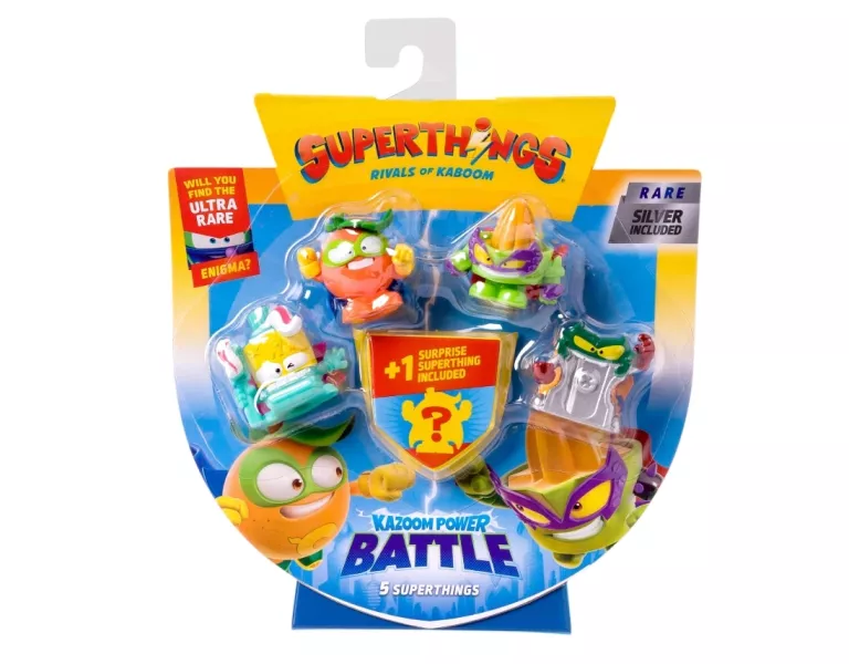 MINI ZESTAW 4 FIGUREK PIRATIX CRAZY JUNGLE NEON
