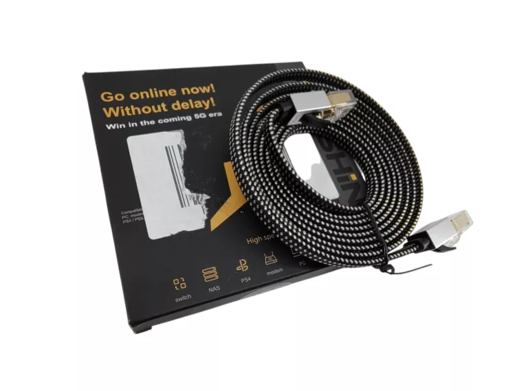 FOLISHINE PRZEWÓD SIECIOWY ETHERNET CAT 8 2M