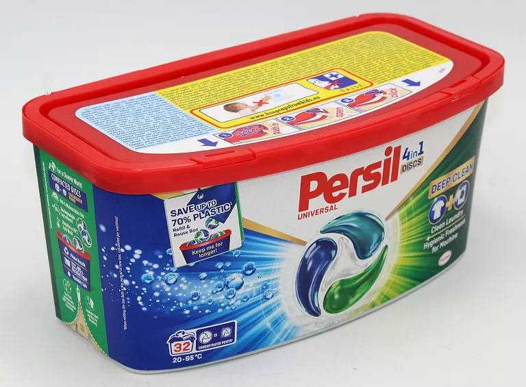 KAPSUŁKI DO PRANIA PERSIL UNIVERSAL DISCS 4W1 DEEP CLEAN 32 KAPSUŁKI