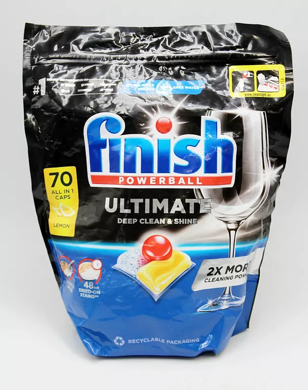 KAPSUŁKI DO ZMYWARKI FINISH ULTIMATE ALL IN ONE LEMON 70 SZTUK