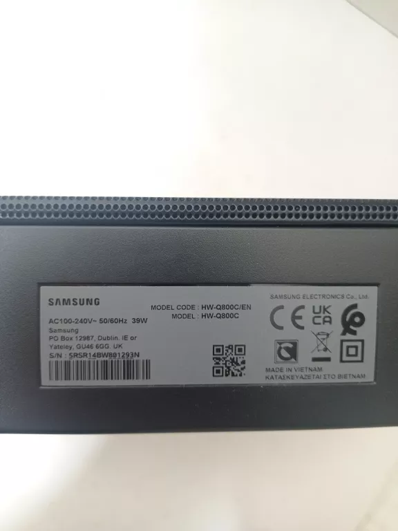 SOUNDBAR SAMSUNG HW-Q800C