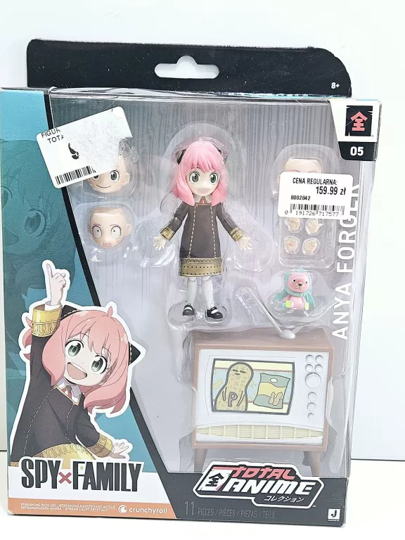 SPY X FAMILY TOTAL ANIME FIGURKA AKCJI ANYA FORGER 11 CM
