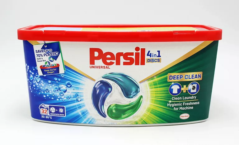 KAPSUŁKI DO PRANIA PERSIL UNIVERSAL DISCS 4W1 DEEP CLEAN 32 KAPSUŁKI