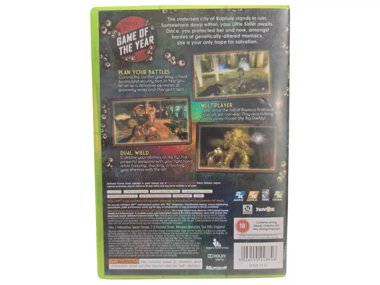 GRA NA XBOX 360 BIOSHOCK 2