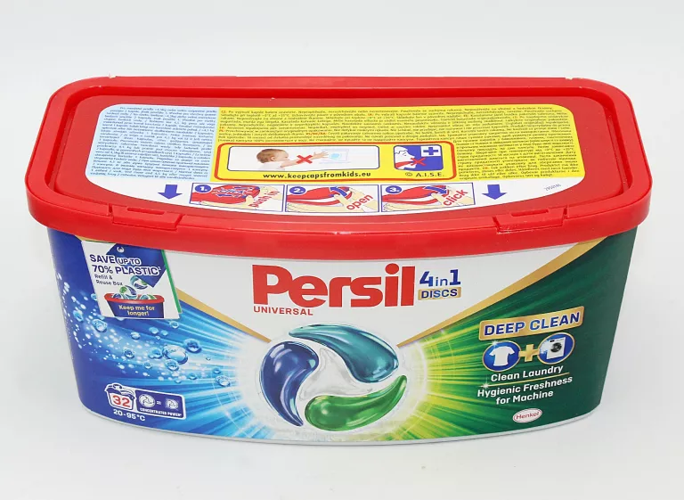 KAPSUŁKI DO PRANIA PERSIL UNIVERSAL DISCS 4W1 DEEP CLEAN 32 KAPSUŁKI