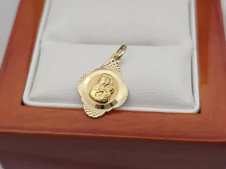 ZŁOTA ZAWIESZKA MEDALIK - 585 14K 0,94G