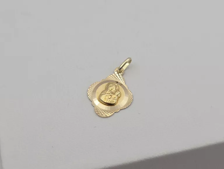 ZŁOTA ZAWIESZKA MEDALIK - 585 14K 0,94G
