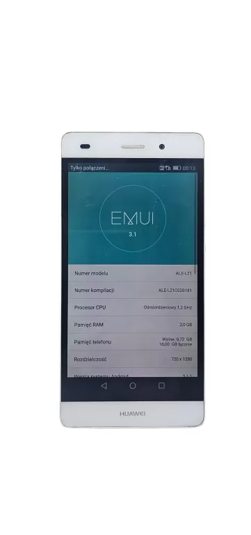 TELEFON HUAWEI P8 LITE BIAŁY 2GB / 16GB