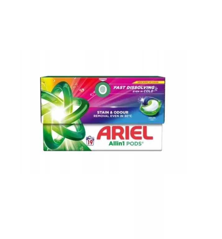 KAPSUŁKI DO PRANIA ARIEL ALL IN 1 PODS COLOR 19SZT