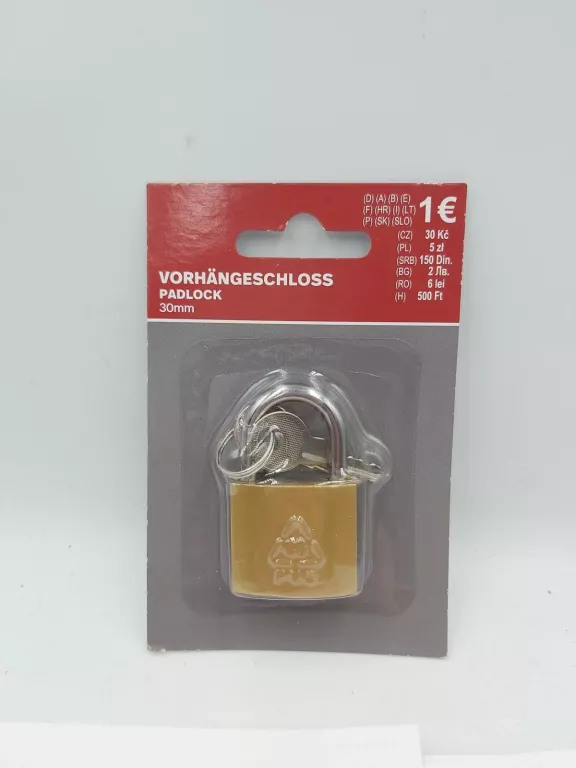 KŁÓDKA 30MM ZŁOTA