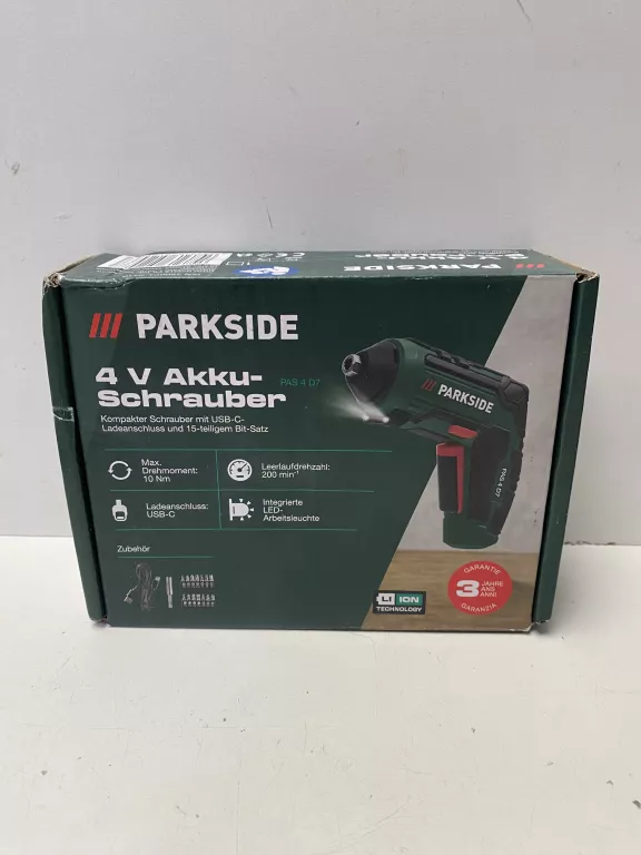 WKRĘTAK PARKSIDE PAS 4 D7