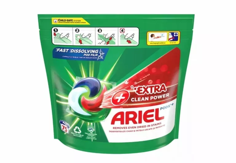 KAPSUŁKI DO PRANIA ARIEL EXTRA CLEAN POWER 75 SZT