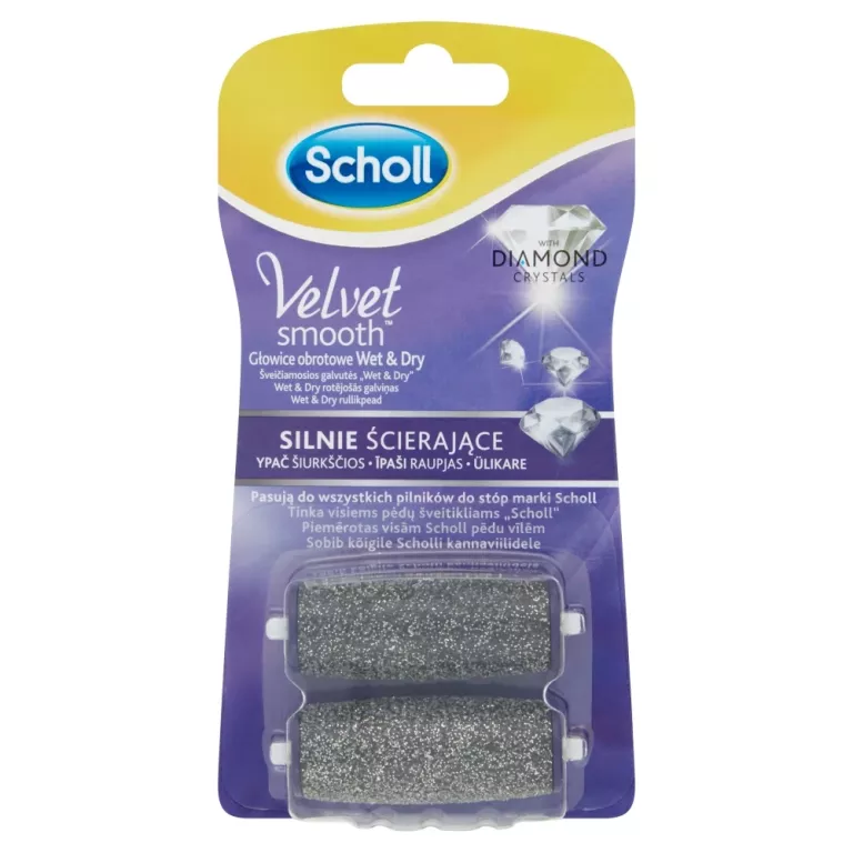 GŁOWICE ŚCIERALNE SCHOLL VELVET SMOOTH WET&DRY 2 SZTUKI