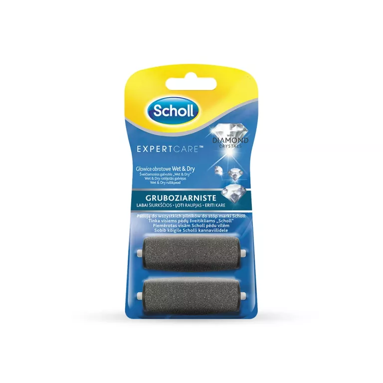 SCHOLL VELVET SMOOTH WET & DRY WYMIENNE GŁOWICE - 2 SZTUKI