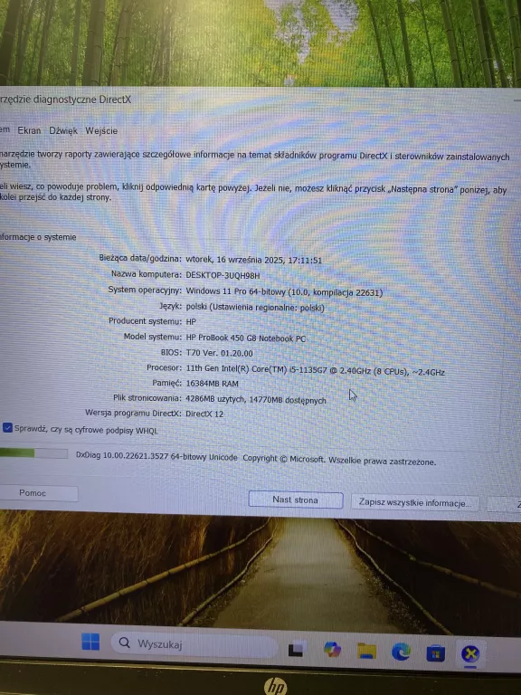 LAPTOP HP PROBOOK 450 G8 16/256GB I5 10GEN