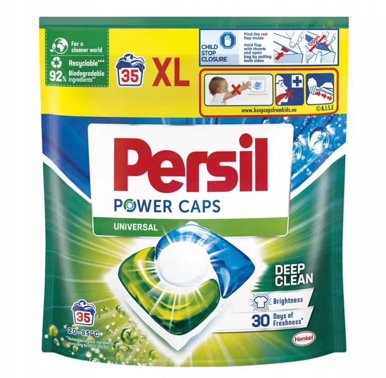 PERSIL POWER CAPS UNIVERSAL KAPSUŁKI DO PRANIA 35 SZT