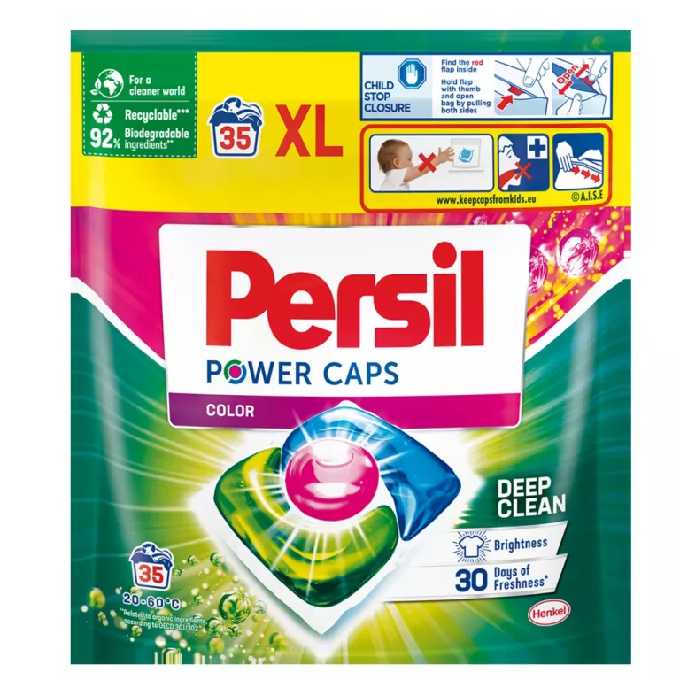PERSIL POWER CAPS COLOR KAPSUŁKI DO PRANIA 35 SZT