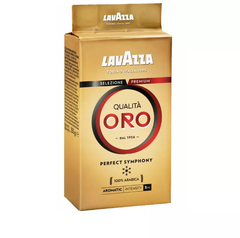 KAWA MIELONA LAVAZZA QUALITA ORO 250G KAWA PALONA100% ZIARNA ARABICA