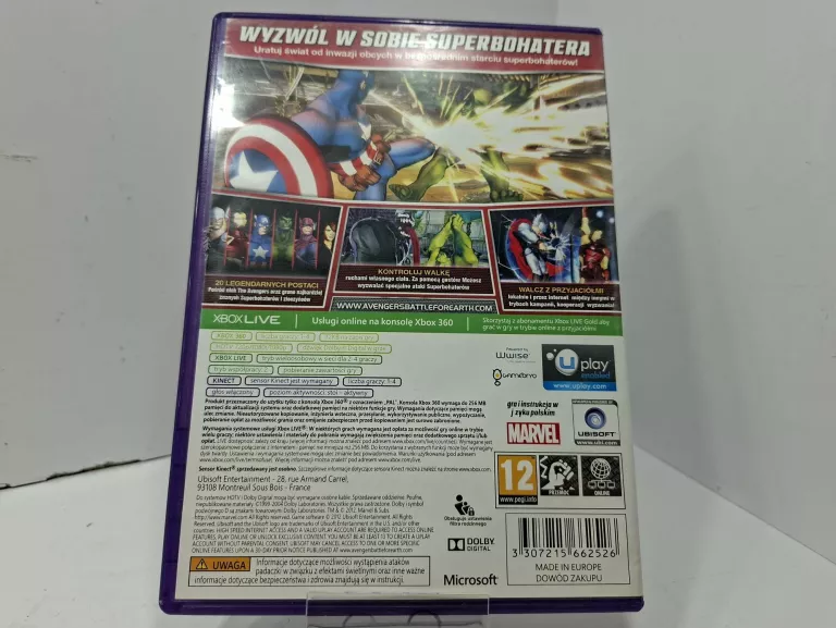 AVENGERS BITWA O ZIEMIĘ X360