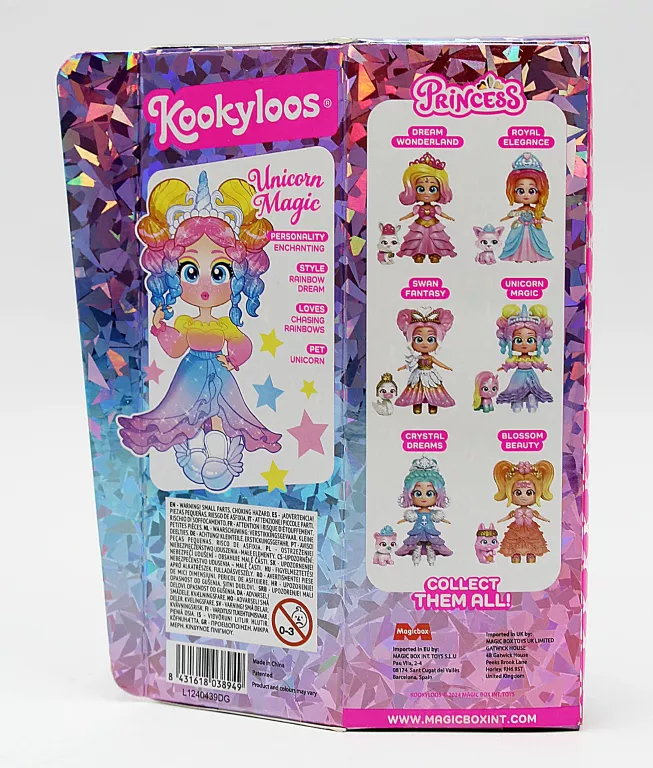 LALECZKA MAGICBOX KOOKYLOOS UNICORN MAGIC SERIA PRINCESS